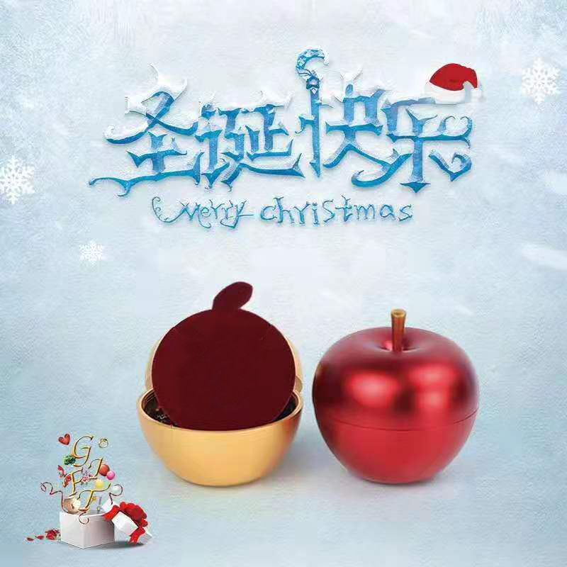 云鼎珠宝 九朵永生花苹果首饰商品红盒平台代发专用包装链接
