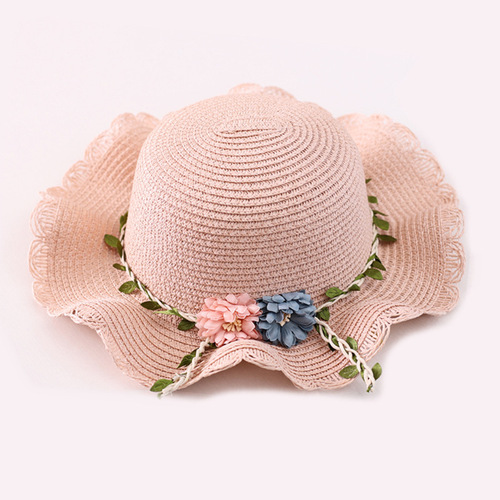 Autumn South Children's Hat Summer New Girl Baby Grass Hat Korean Style Sun Hat Bucket Hat Beach Sand Hat Sunshade Hat