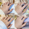 Tide, small design fashionable ring, advanced jewelry, light luxury style, high-quality style, on index finger