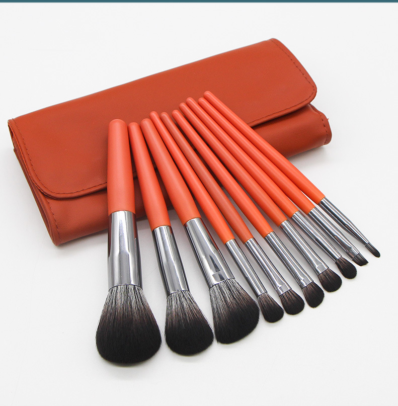 Fashion Artificial Fiber Wooden Handle Makeup Brushes 1 Set display picture 1