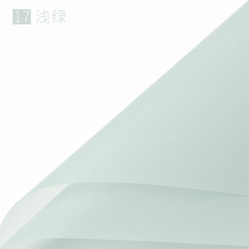 Flower Party Factory al por mayor papel mate de color sólido translúcido papel de embalaje de flores papel de embalaje de flores floristería papel de material de embalaje