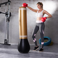 1.5m gold model children's inflatable boxing column family exercise inflatable sandbag boxing supplies inflatable tumbler