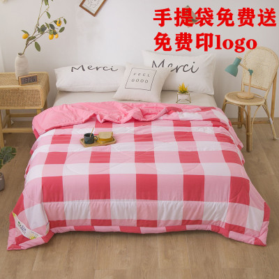 代发水洗棉夏凉被厂家良品风超柔空调被夏季可机洗特价夏被礼品被|ms