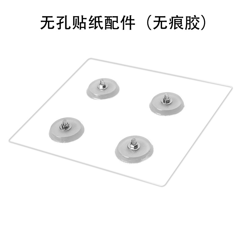 无痕胶显示器无孔支架配件 电脑桌面显示屏架子 液晶屏幕18-27寸|ms