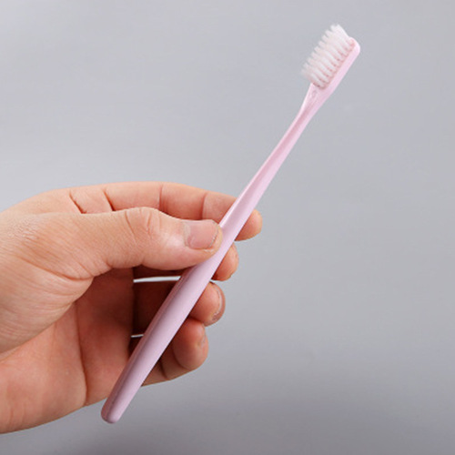 Internet celebrity live broadcast micro-business macaron toothbrush set of 10 pieces bamboo charcoal soft bristles unprinted same style daily necessities