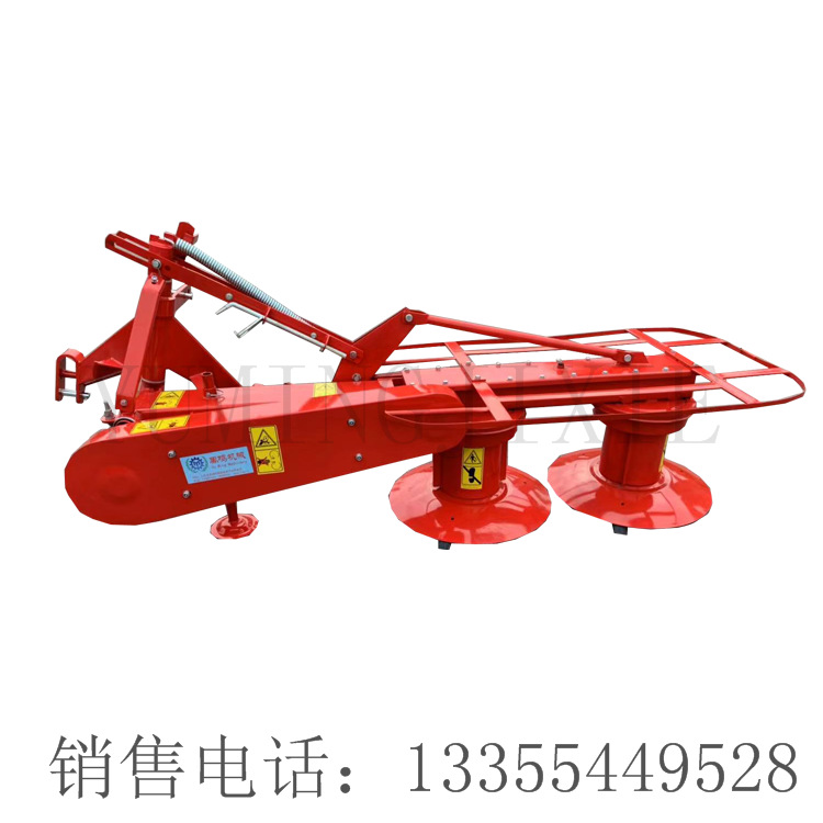 禹鸣 供应农用圆盘割草机 拖拉机带后置双圆盘割草机牧草苜蓿割草