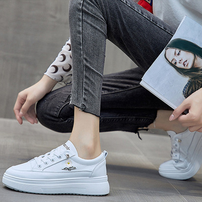 小雏菊小白鞋女2020夏季新款学生韩版百搭板鞋女透气跑步女鞋批发|ru