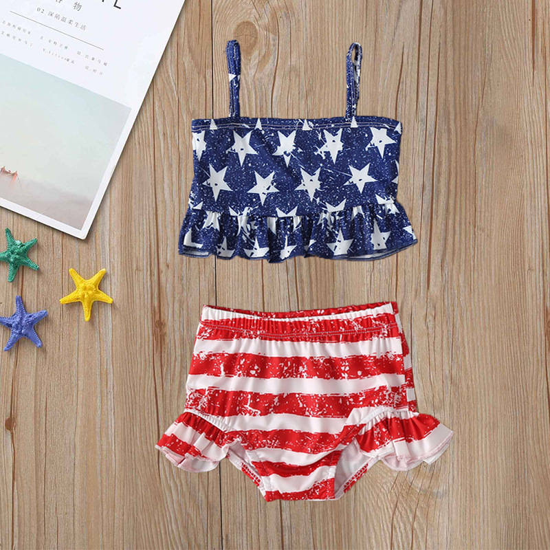 New Fashion  Independence Day Children's  Swimwear display picture 2
