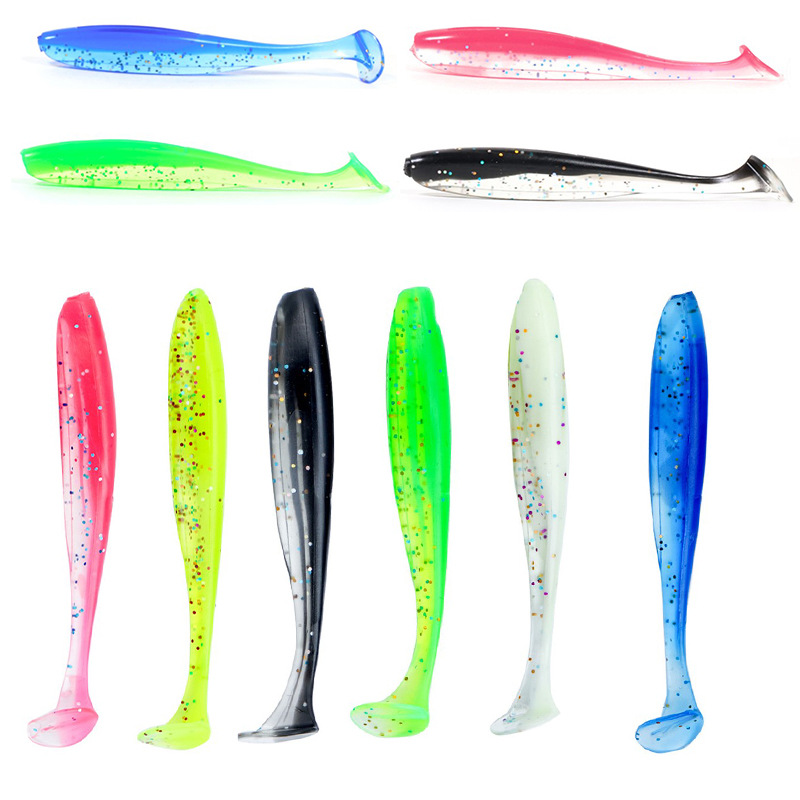 Paddle Tail Fishing Lures Soft Plastic Baits Fresh Water Bass Swimbait Tackle Gear