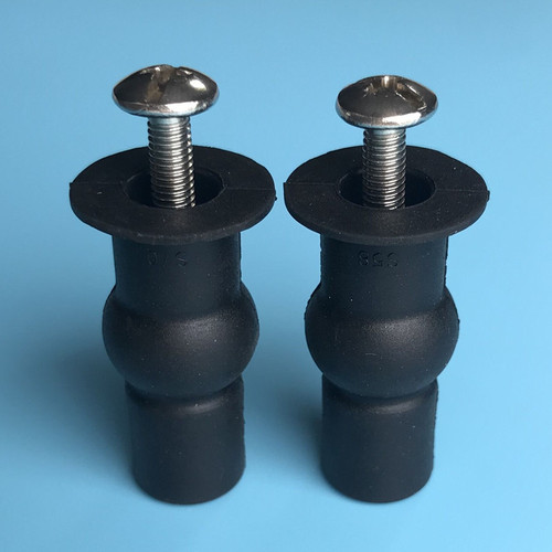 Universal rubber toilet seat accessories stainless steel toilet cover mounting screws smart top expansion bolts