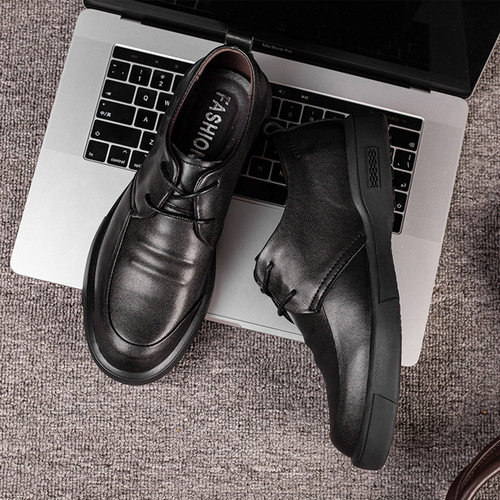 Cowhide leather shoes men's business formal shoes casual leather shoes men's cowhide versatile men's shoes drop shipping