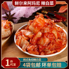 鮮爾來辣白菜500克 韓式泡菜辣醬泡菜調料腌制韓國小包裝