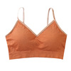 Straps, removable breast pads, tube top, T-shirt, beautiful back, V-neckline