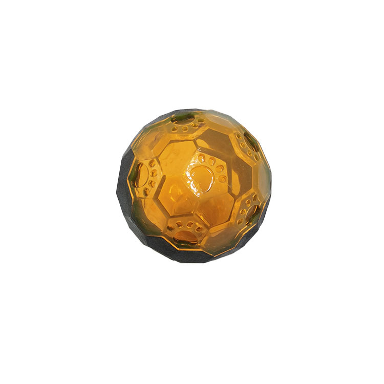 Nuevos productos transfronterizos tpr juguetes de mascotas LED luminoso bolas elásticas espumantes fragancias molares fábrica de juguetes de perros resistentes a la mordida