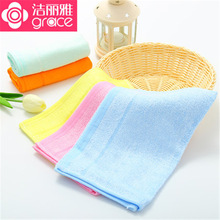 【总经销】正品洁丽雅 6245一等品竹纤维毛巾 美容巾儿童童巾舒服
