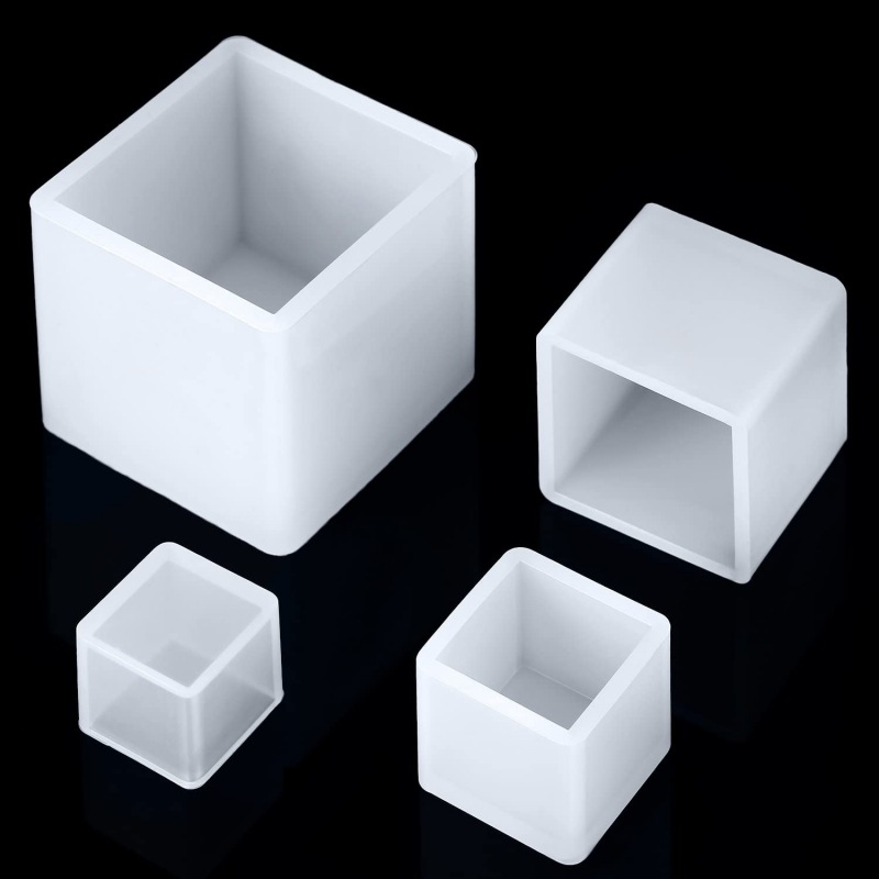 DIY Crystal Epoxy Square Cube Mould Epoxy Decoration Mirror Epoxy Mould