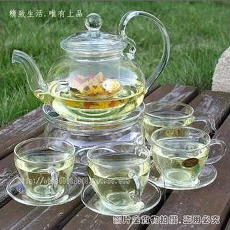 Factory supply heat -resistant flower teapot tea cup Tea tray full…