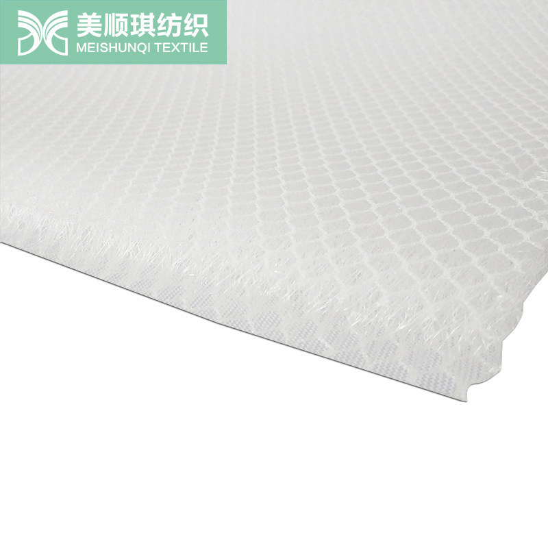 现货大孔3D网眼布 枕芯 床垫坐垫经编布 1.5公分加厚透气三明治网