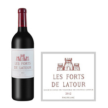 2012年拉图堡垒红葡萄酒2Les Forts de Latour, Pauillac, France