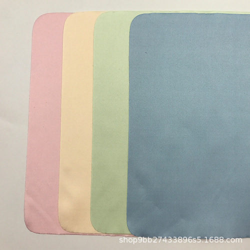 Thickened four-color special needle glasses cloth, microfiber glasses cloth, screen mobile phone jewelry cleaning cloth