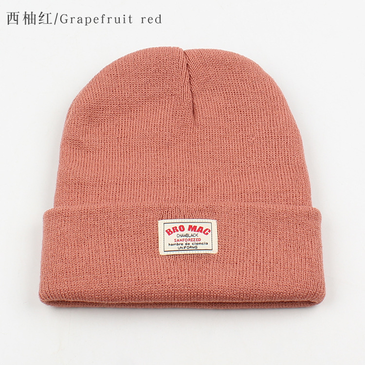 Knitted  New Fashion Patch Hooded Cap display picture 6