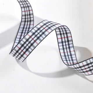 Yao Ming Plaid cinta hecha a mano DIY cinta regalo material de embalaje 2,5 cm Plaid banda accesorios para el cabello material decorativo
