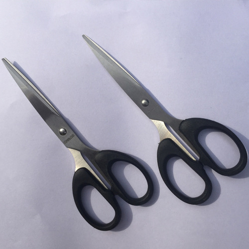 Stationery scissors office home kitchen sewing paper scissors large and small stainless steel handmade art knife scissors