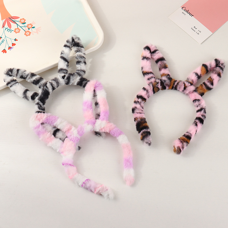 Korean  Plush Cat Ear Cute   Headband display picture 6