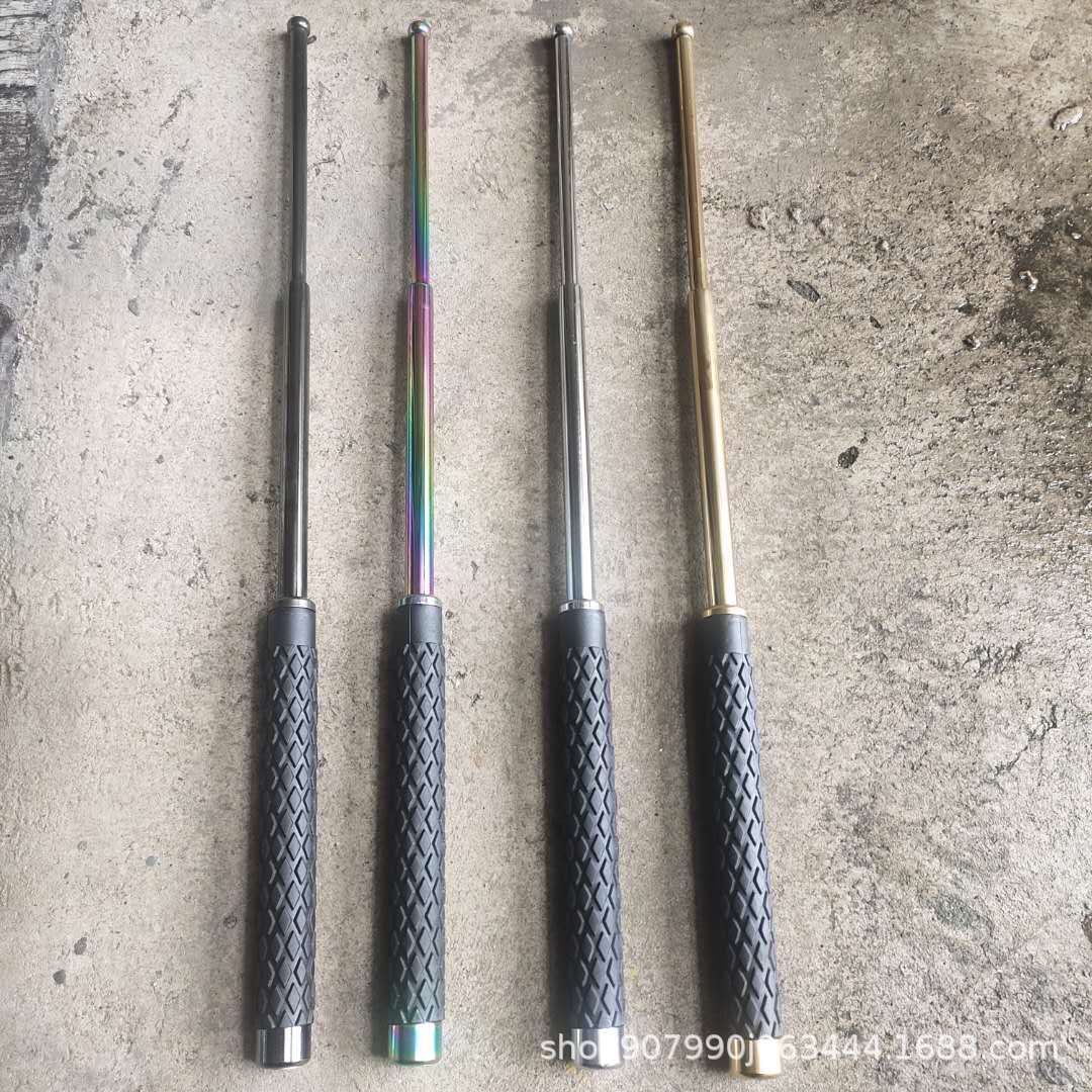 511甩棍自卫三节伸缩棍防身车载合金钢甩辊甩棒防卫装备用品甩鞭