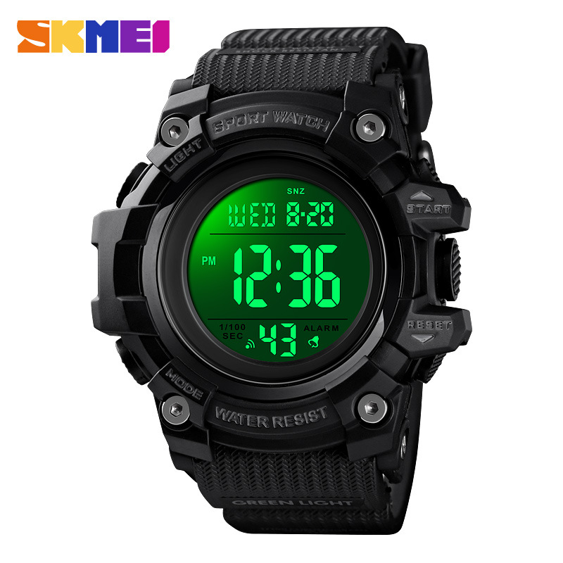 Skmei 1552 estudiante deportes al aire libre pantalla digital reloj electrónico moda retroiluminación pareja nuevo reloj electrónico impermeable