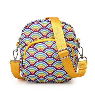Shoulder Bag Women's Mobile Phone Crossbody Bag Waist Bag Oxford Cloth Fashion Casual Korean Style Instagram Popular Children's Small Square Bag