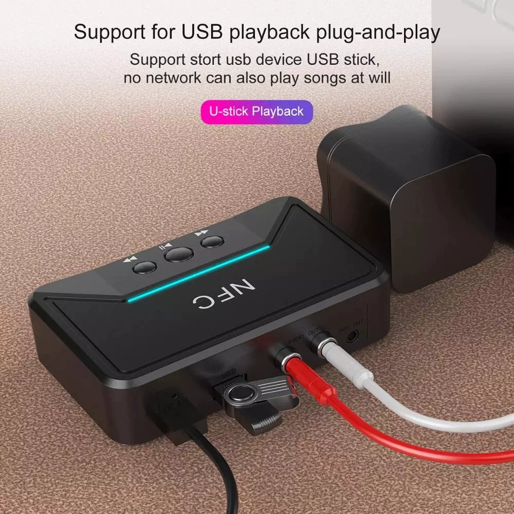 Bluetooth music receiver NFC Bluetooth receiver car Bluetooth speaker Bluetooth receiver 5.0 Bluetooth RCA
