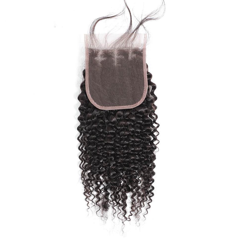 Real human hair lace closure 4*4 lace ha...