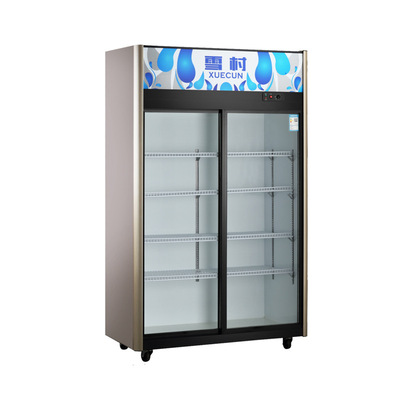 雪村xuecun厂家直销商用立式冷藏保鲜冰柜超市饮料移门展示柜冷柜|ru