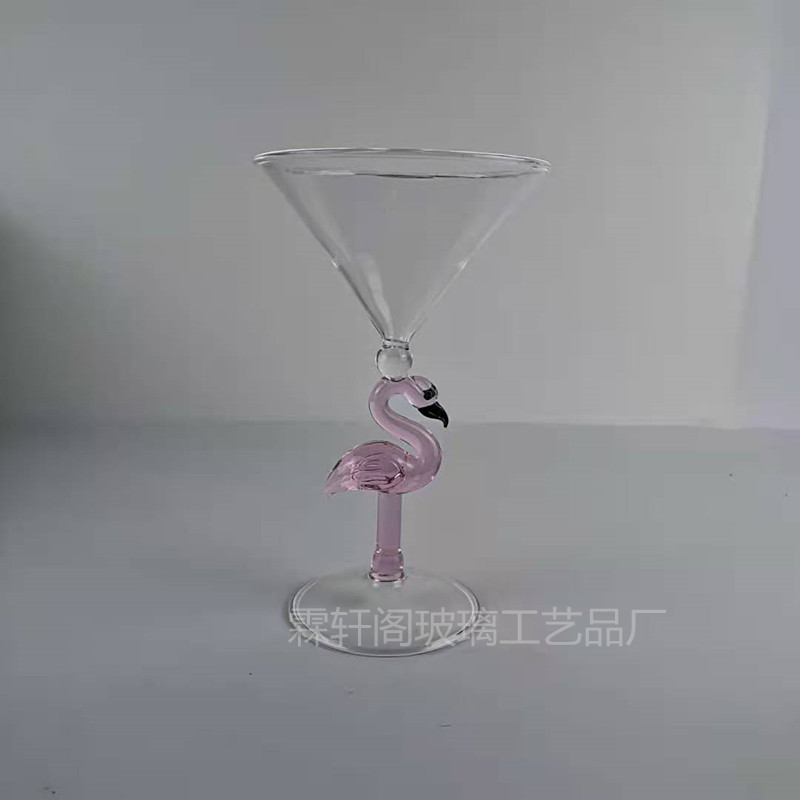 Creative glass cocktail wineglass