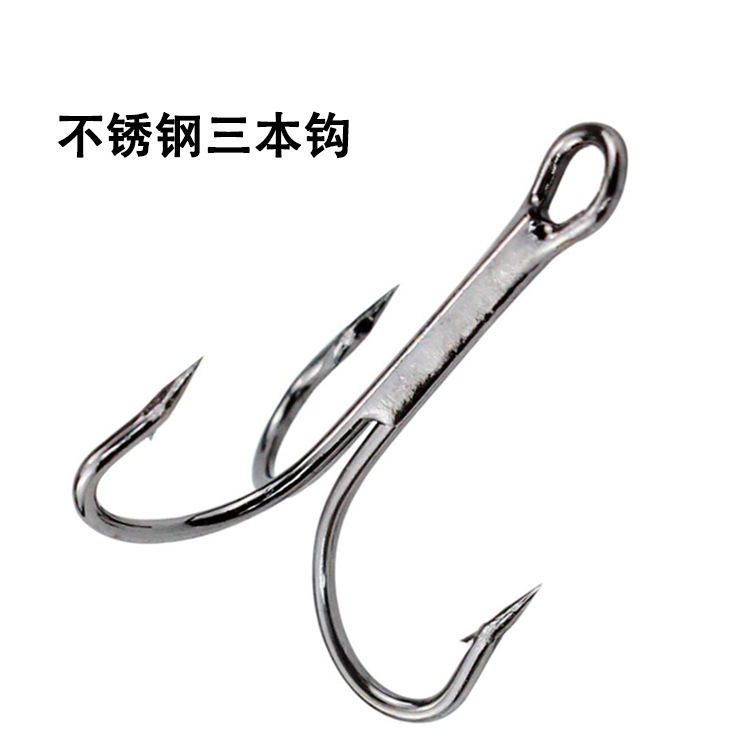 Stainless steel Three hooks Anchors Hangnail Fork Hook 2#-12# Fishing Fishing Factory wholesale