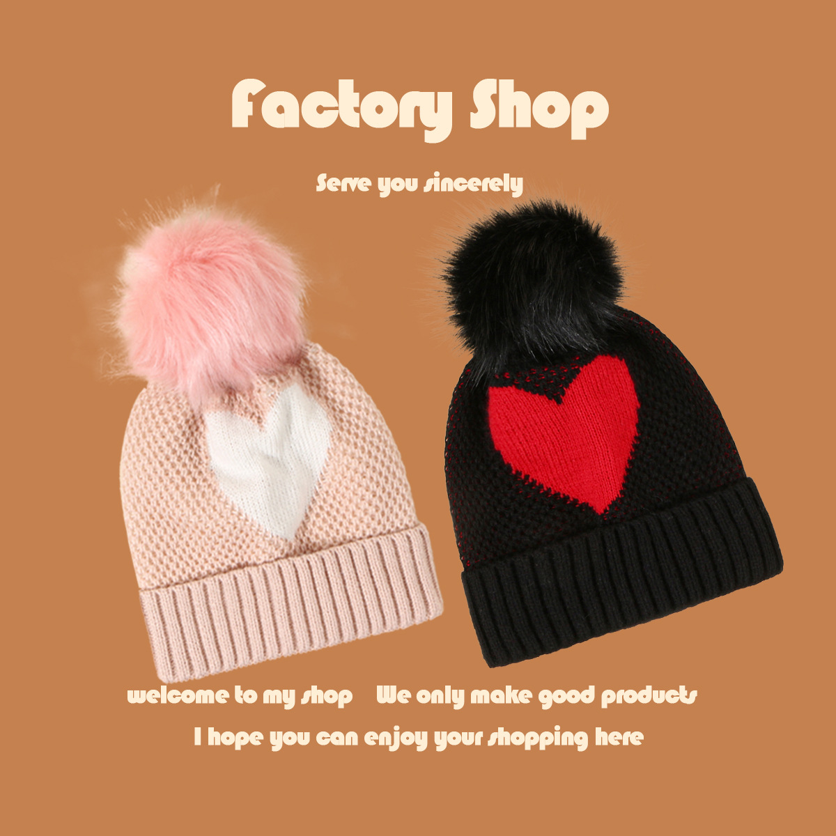Cute Knitted Hat display picture 1