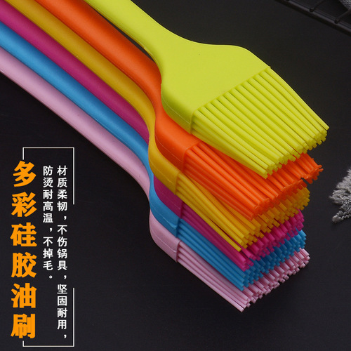 Silicone Oil Brush 39g High-temperature Baking Silicone Hair Brush Household Comb Set Small Silicone Brush Baking Tool