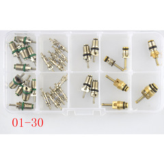 Car air conditioning valve core boxed R12 R134a suitable for Jetta, Mercedes-Benz, Audi and other repair kits