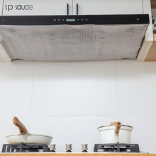 日本点断式油烟机过滤网通用厨房防油贴纸防油罩耐高温