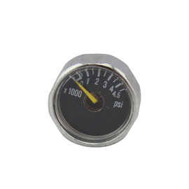 宁波厂家供应 可定25mm轴向微型压力表 微型压力表小型压力表