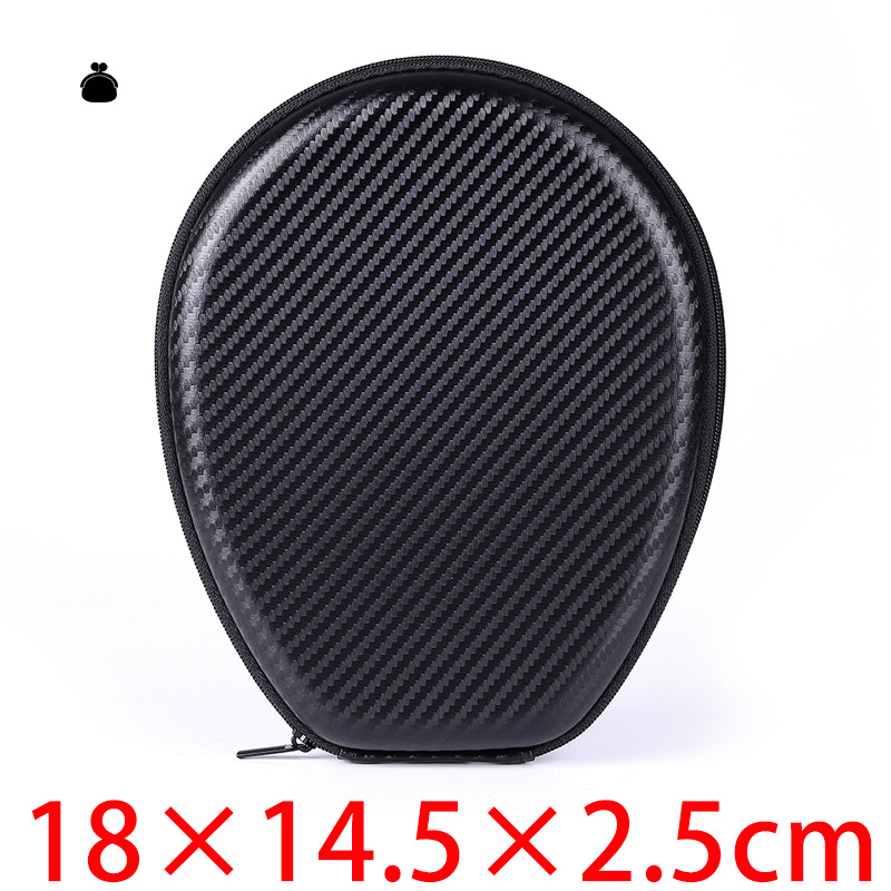 厂家直销 挂脖式蓝牙耳机收纳包 便携颈挂式耳机包 EVA收纳包装盒