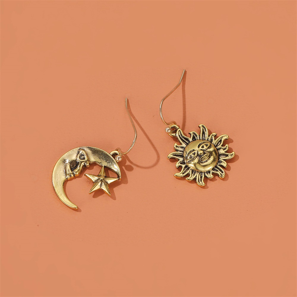 Style Simple Placage Alliage Pas D'incrustation Des Boucles D'oreilles display picture 6