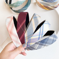 Creative fresh and cute JK-style girl sweet and lovely headband, suitable for washing, versatile for outdoor use, anti-slip hair clip, popular hair accessory