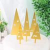 Yakson pine tree five -piece Christmas New Year happy decoration parts plug -in cake accessories dessert dessert flag