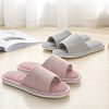 Japanese non-slip slippers for beloved suitable for men and women indoor, cotton and linen