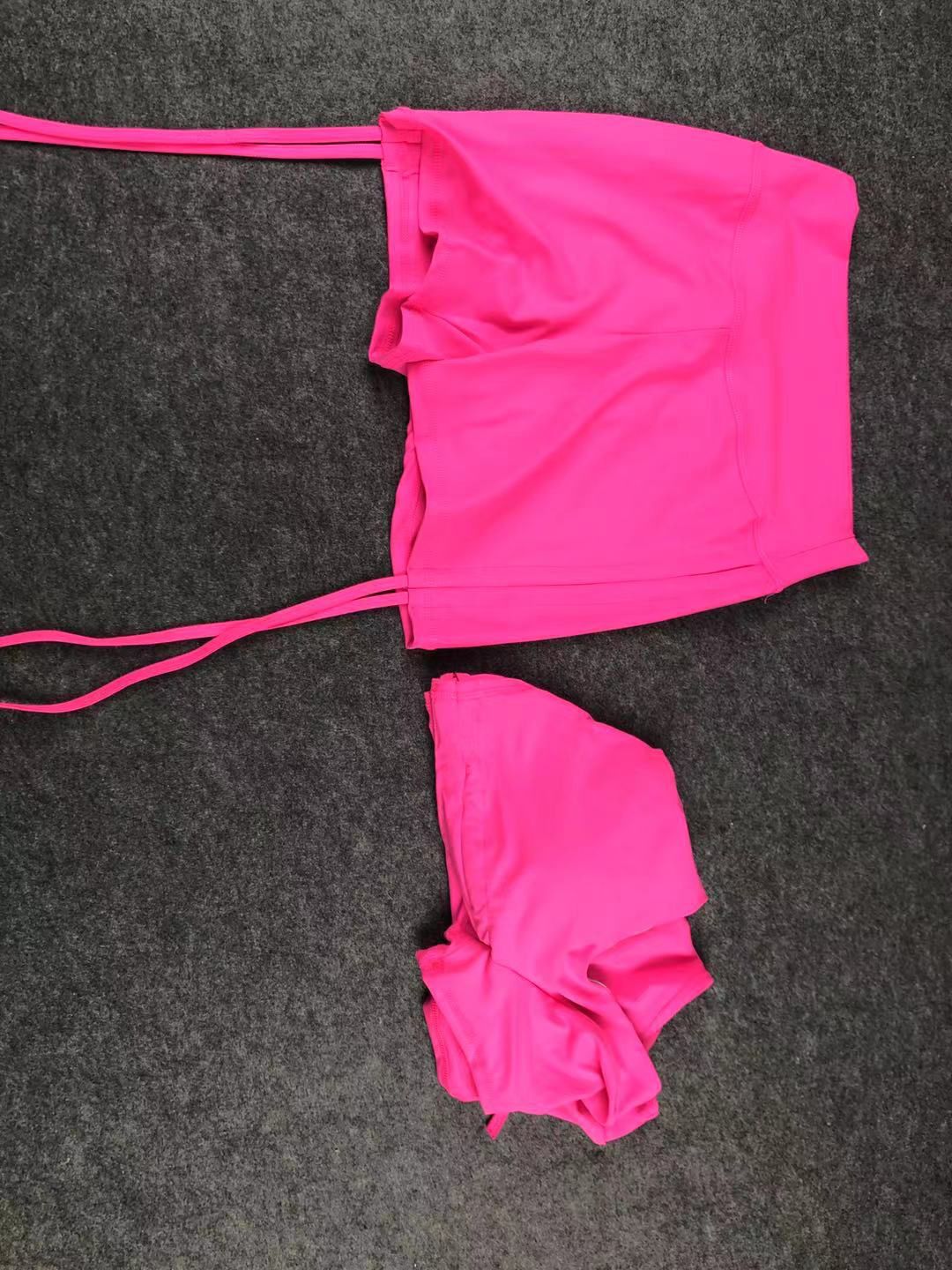 Drawstring Tight High Waist Elastic Quick-Drying Yoga Pants NSLX16819