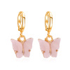 Fashionable acrylic fresh earrings, cute accessory, Korean style