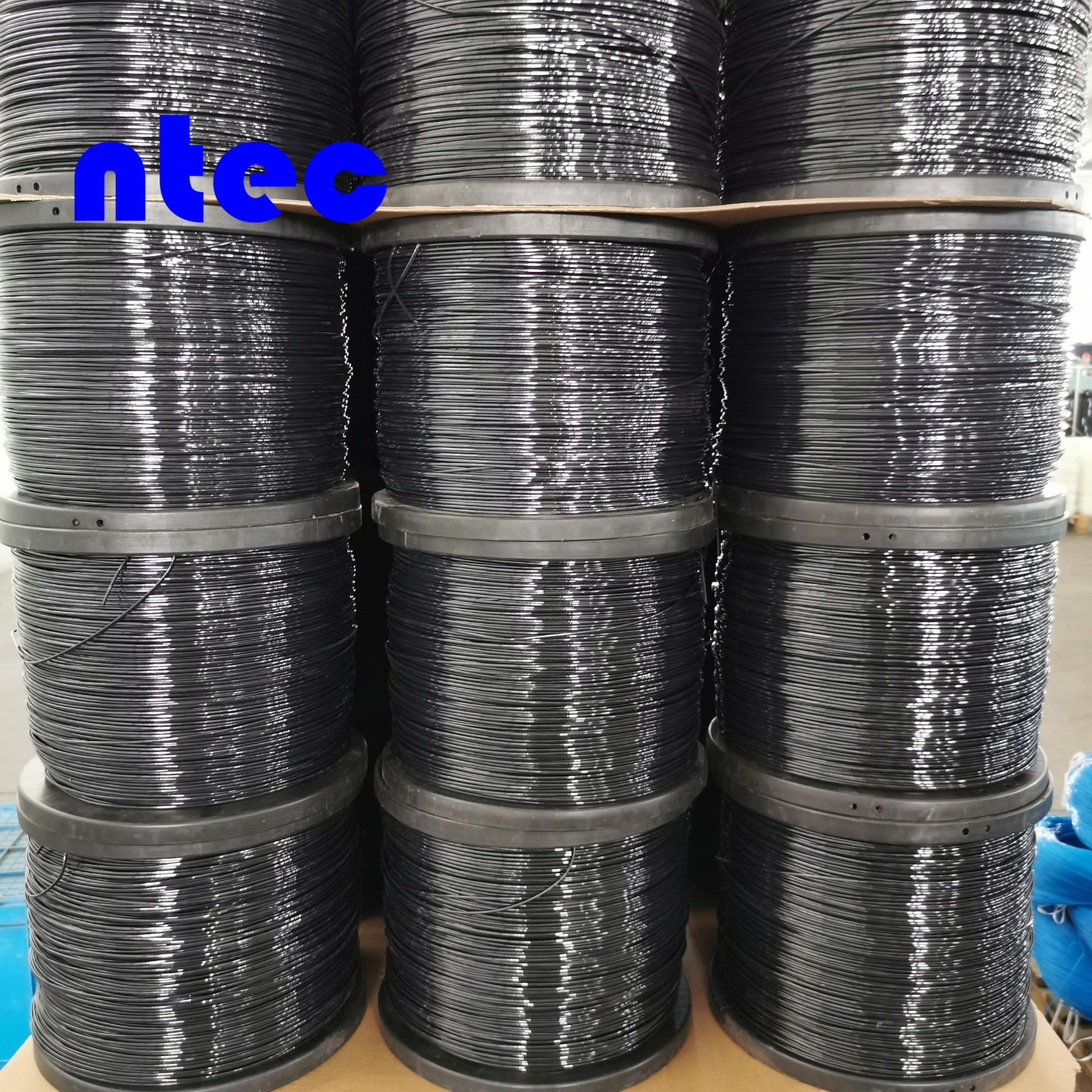 厂家直销 2.2扁丝聚酯塑钢线 温室大棚 百香果种植表面光滑无毛刺