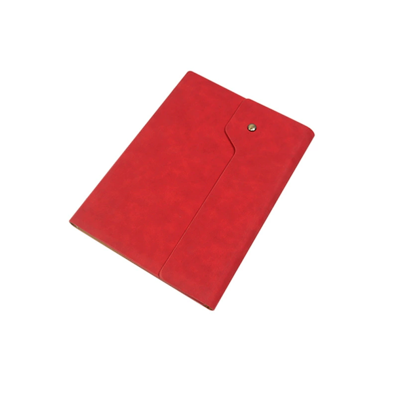 Мягкая кожаная пряжка для ноутбука для бизнеса Съемный кожаный блокнот A5 с магнитной пряжкой простой литературный изысканный